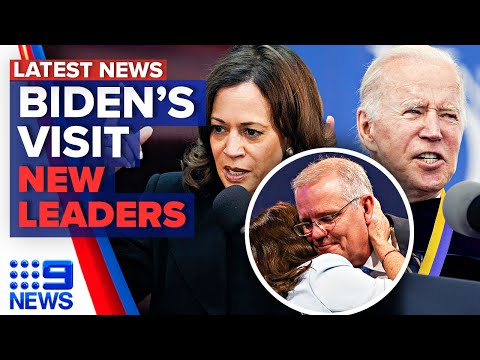 Joe Biden to travel to Texas school, Liberals and Nationals to pick new leaders | 9 News Australia