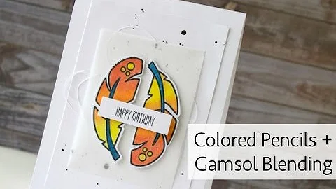 Prismacolor Colored Pencils + Gamsol