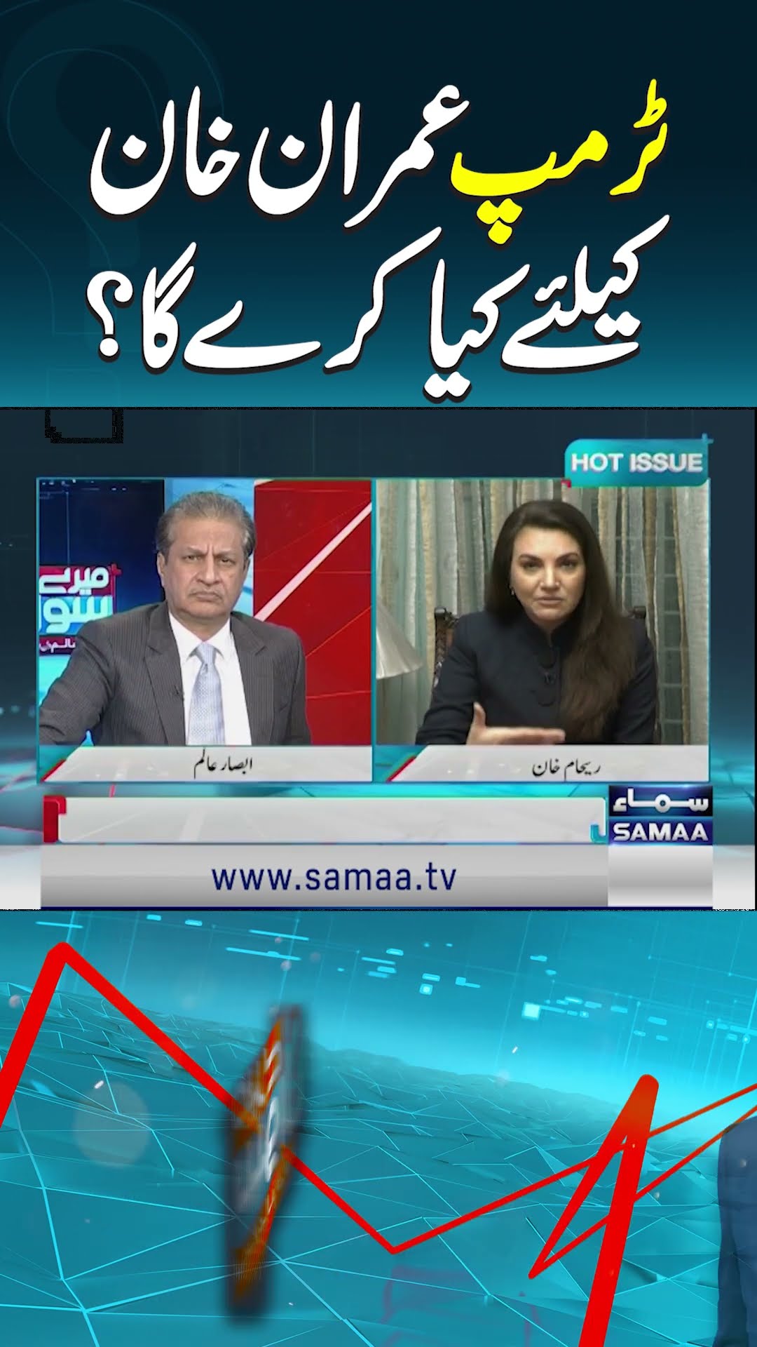 Trump Imran Khan Key Leye Kya Kary Ga? | Reham Khan | Absar Alam | SAMAA TV