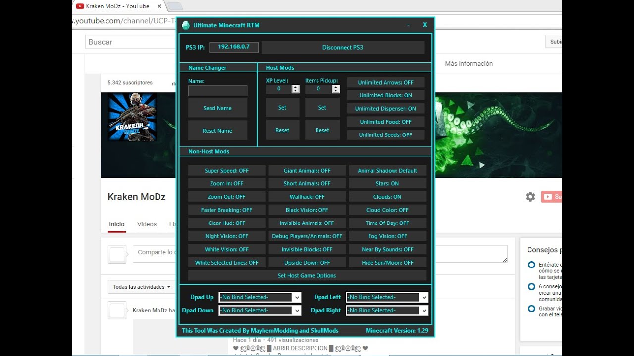 [PS3/1.29 /1.30] Minecraft Tool [CEX/DEX]- Download - YouTube