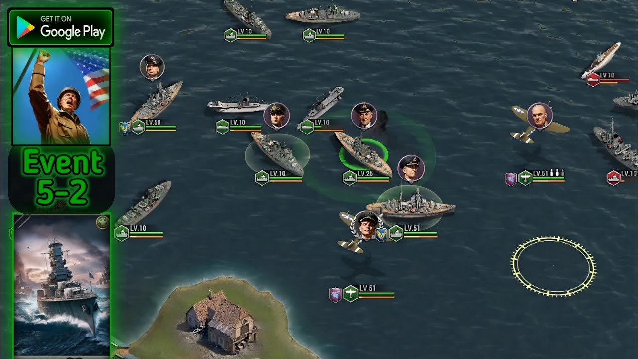 5-2 Glory Of The Royal Navy ( Event 5 Operation Felix ) Grand War: WW2 Strategy Games