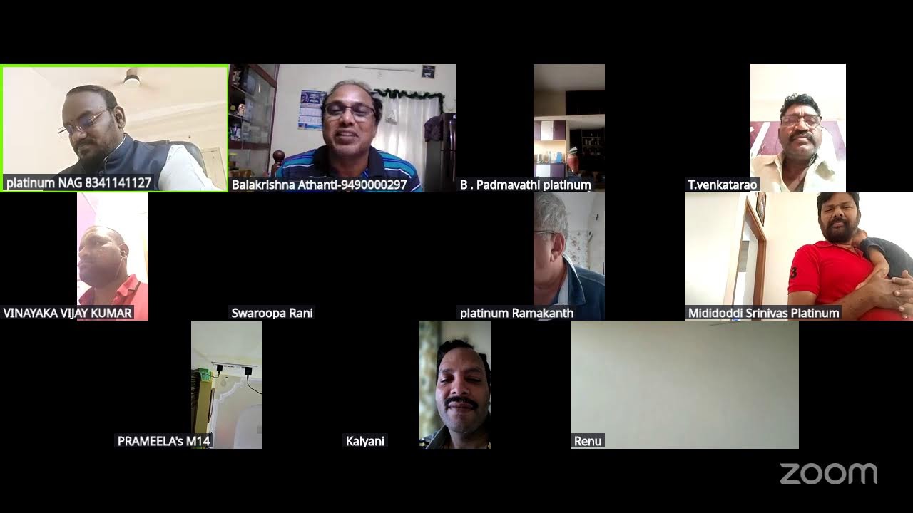 Coach Narendra Trainer's Zoom Meeting