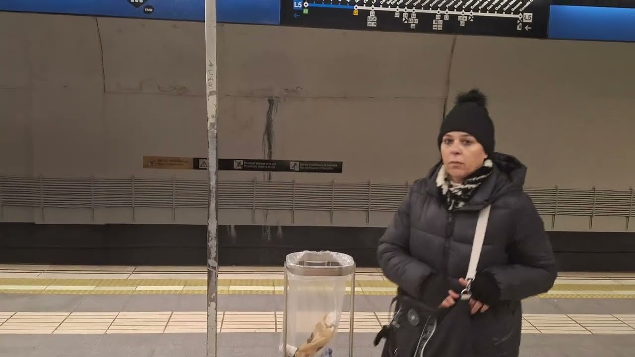 Metro Barcelona L5 Trayecto de Vilapicina a Sant Pau | Dos de Maig en Serie 5000