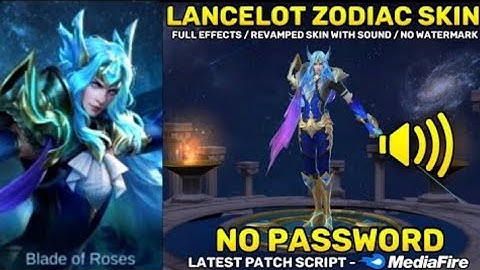 LANCELOT ZODIAC PISCES SKIN SCRIPT NO PASSWORD FULL EFFECT | MLBB EDITH PATCH