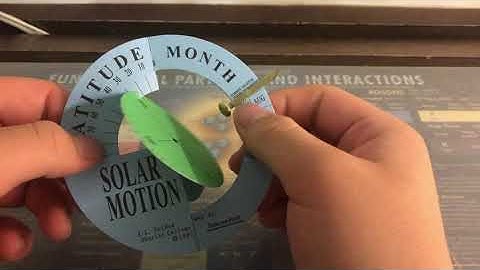 Star Course - 太陽運動模擬器Solar Motion Demonstrator Video