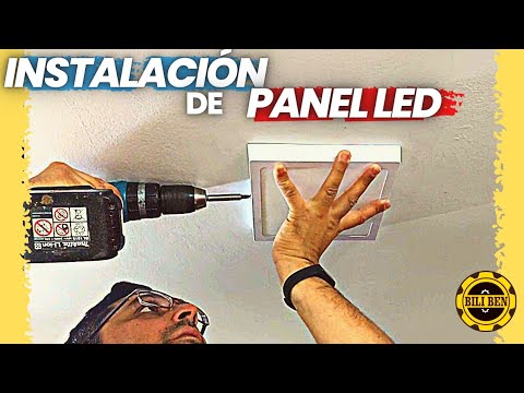 Instalación de panel LED en la cocina - Fácil y rápido