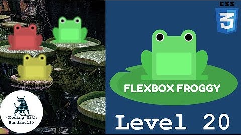 Flexbox Froggy | Lvl 20 | SOLUTION WALKTHROUGH