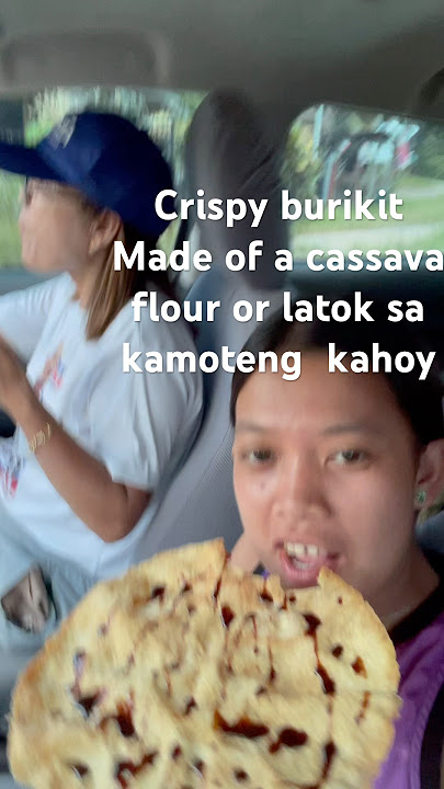Crispy burikit , it is made of a fresh cassava flour.