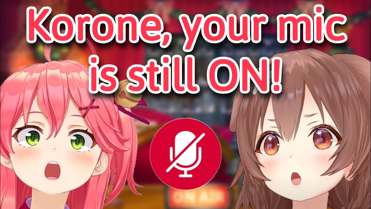 Korone Forgets to Mute Her Mic After The MiKorone Call-in Stream [Hololive]