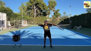 Tennis, First serve for beginners and intermediate players