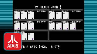 21 Blackjack - Atari XL/XE