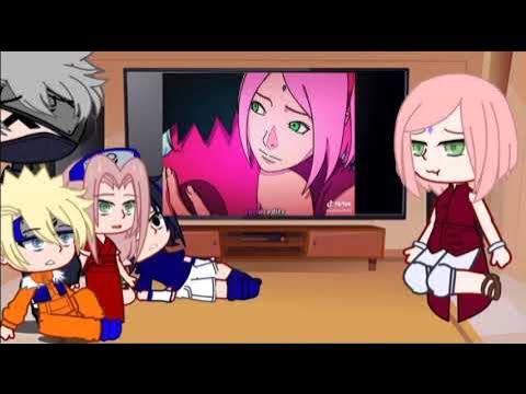 Sakura's, Sasuke e Charasuke react a SasuSaku ⚔️🌸•, Naruto Gacha Club GC