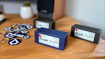 Crypto Ticker  - Lisk Delegate info panel (raspberry pi + eink 2.9) - timelapse
