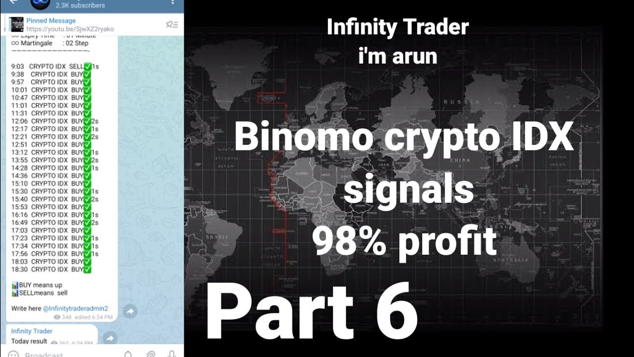 Binomo Crypto IDX signals 98% profit - YouTube