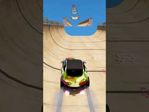 Askerli Kamuflajlı Arabalar Uçma Parkurunda #orumcekabi #gta5 #shorts