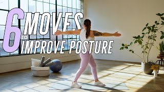 6 Moves to Improve Your Posture | Movement of the Month Club | Well+Good by Well+Good 6,698 views 2 months ago 4 minutes, 30 seconds