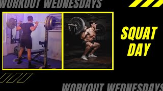 Leg Day Squats Workout | Workout Wednesdays | Nick&#39;s Program Workout 1