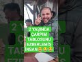 2 YAŞINDA ÇARPIM TABLOSUNU EZBERLEMİŞ İNSAN 😂🤣🤣 #shorts #komedi #hikaye