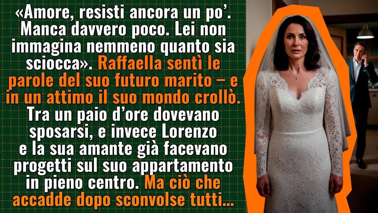 Un’ora prima del matrimonio Raffaella sentì： «L’appartamento è nostro» e sorprese tutti