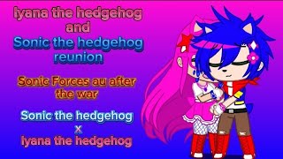 Iyana the hedgehog and Sonic reunite ||Sonic Forces au after the war|| One last time meme