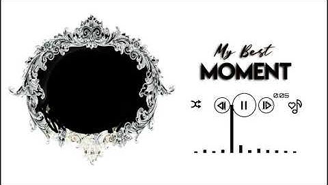 New fullscreen mood feel the music vector page avee player template for kinemaster with template lin