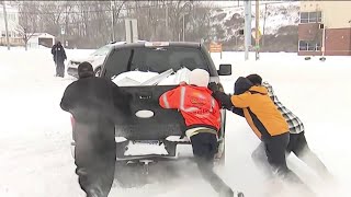 Delco deals with large amount of snow
