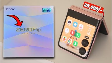 Infinix Zero Flip Unboxing | Infinix Zero flip With 16GB RAM + 512GB | Best Budget flip Phone