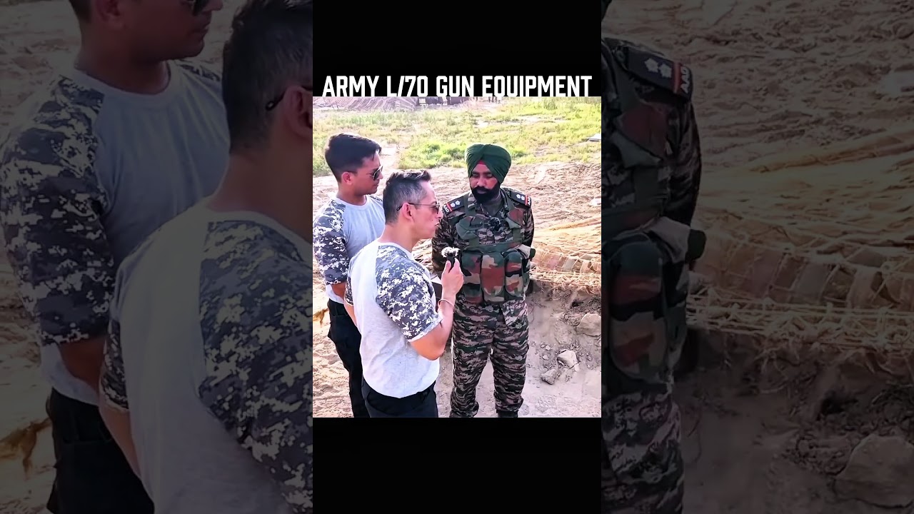 Indian Army L/70 Gun 🔥 12KM Long Range Fire Power | Enemy Shocked 😱" || 