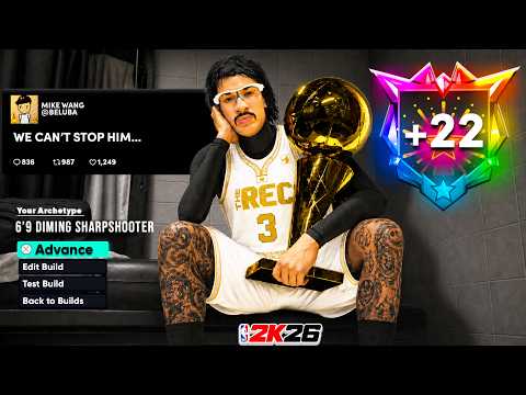 This 6'9 PLAYMAKING SHARPSHOOTER Build is DOMINATING Meta Players on NBA 2K26 Best Tall Guard Build