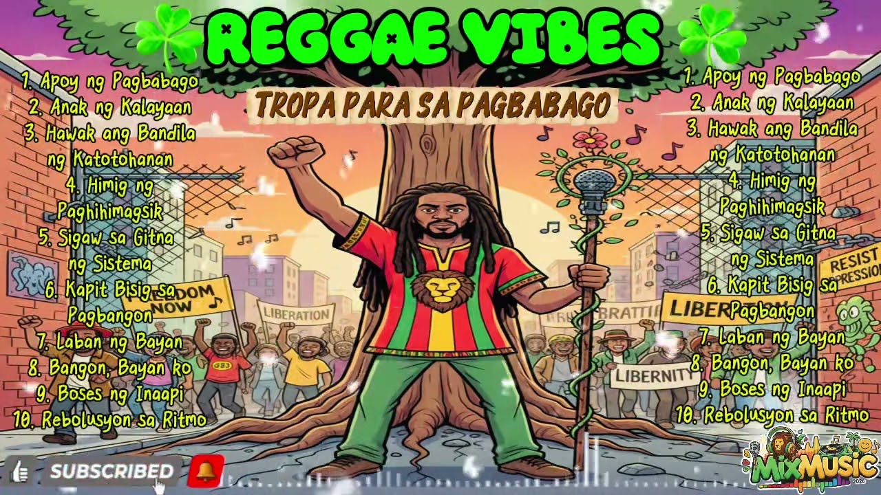 TROPA PARA SA PAGBABAGO  ☘️REGGAE VIBES☘️ New Chill Relaxing Roots Reggae Rap Music