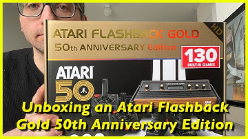 Unboxing the Atari Flashback 50th Anniversary Edition | Gold Console with 130 Classic Games 📦🇨🇦