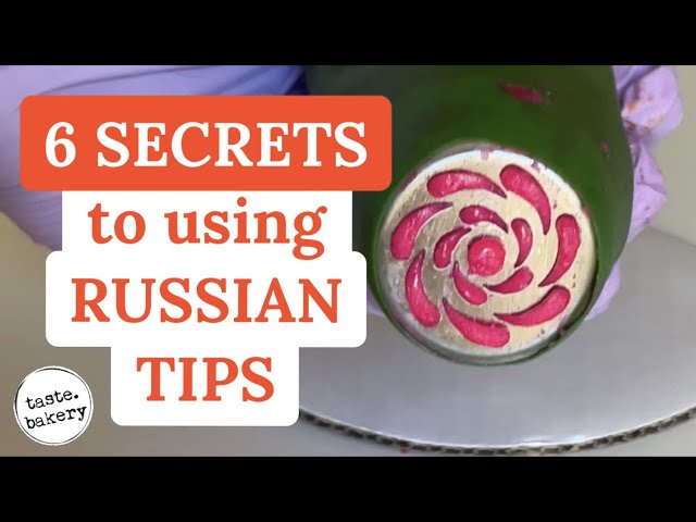 6 SECRETS How to Use  RUSSIAN PIPING TIPS for cupcakes, cake decorating (EASY) | TASTE BAKERY class=