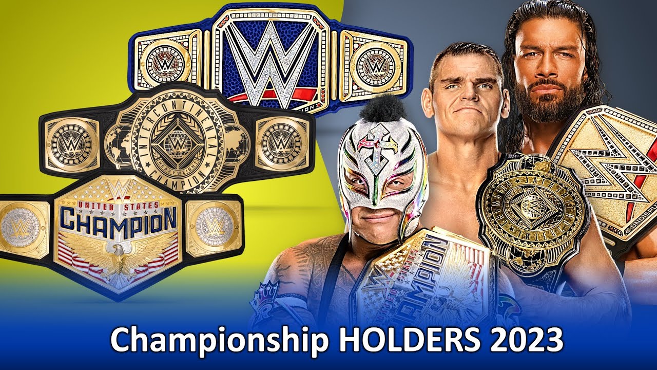 WWE Championship Holders 2023 YouTube