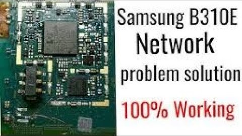 B310E تصليح عطل الشبكة  لهاتف سامسونغ | Samsung B310E network problem Emergency no service solution