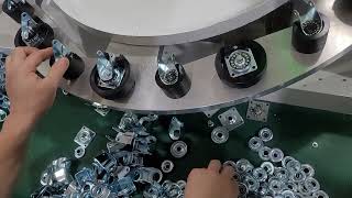 Caster bracket riveting machine、caster assembly machine