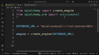Database Configuration in Python | Connect Python to a Database | Python Backend Tutorial