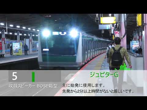 埼京線 武蔵浦和駅 4・5番線 発車メロディ 「恋の通勤列車」「ジュピターG」