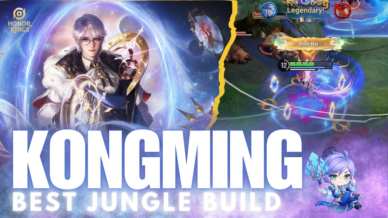 Kongming (Tulen in AoV) Astral Awakening Mystic Skin | Best Jungle Build + 14/1/3 MVP