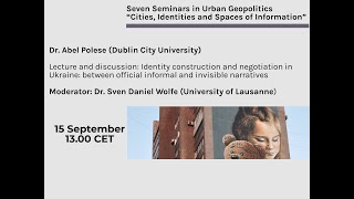 UkrGeopol Seminars. Dr. Abel Polese lecture.