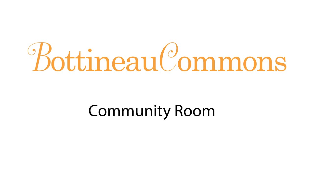 Community Room BOTTINEAU COMMONS YouTube