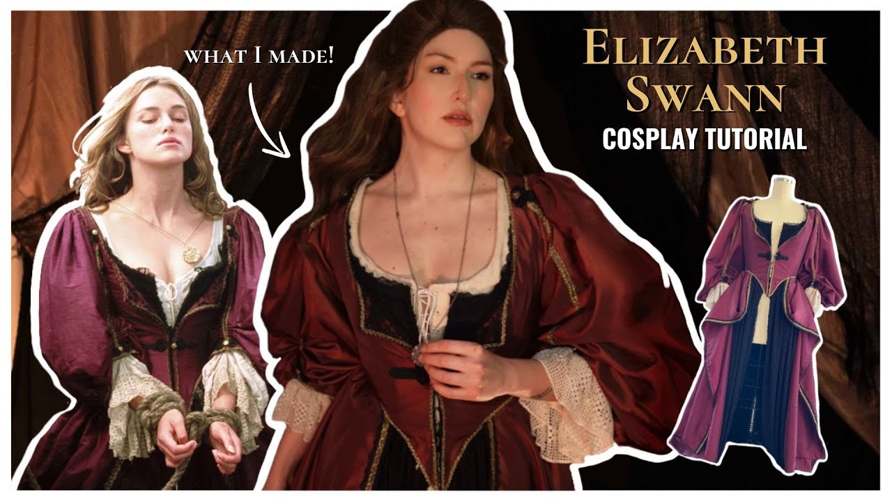 Elizabeth Swann Cosplay Tutorial | How I Made the Plum Pirate Dress!