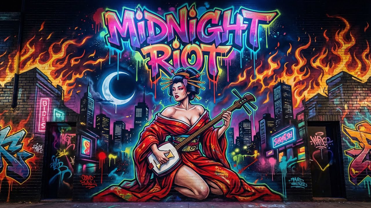 MIDNIGHT RIOT 🌙 魂を灯せ！三味線速弾き × 電脳ダンスホール (Cyber J-Reggae)