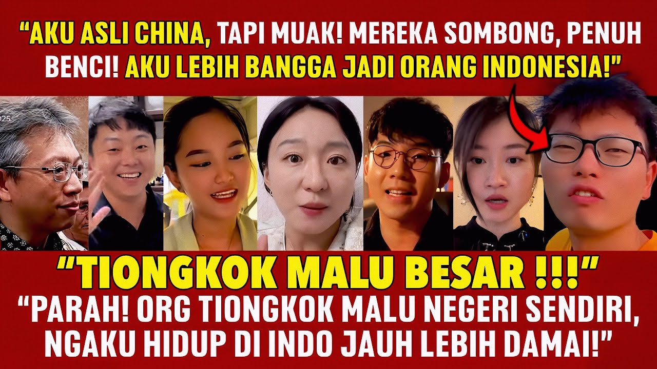 “GILA! ORANG CHINA MUAK NEGARANYA SENDIRI, NGAKU LEBIH BANGGA JADI ORANG INDONESIA!”