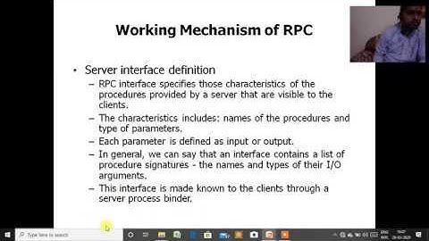 Lecture 2- Call Semantics with RPC Mechanism and Implementation