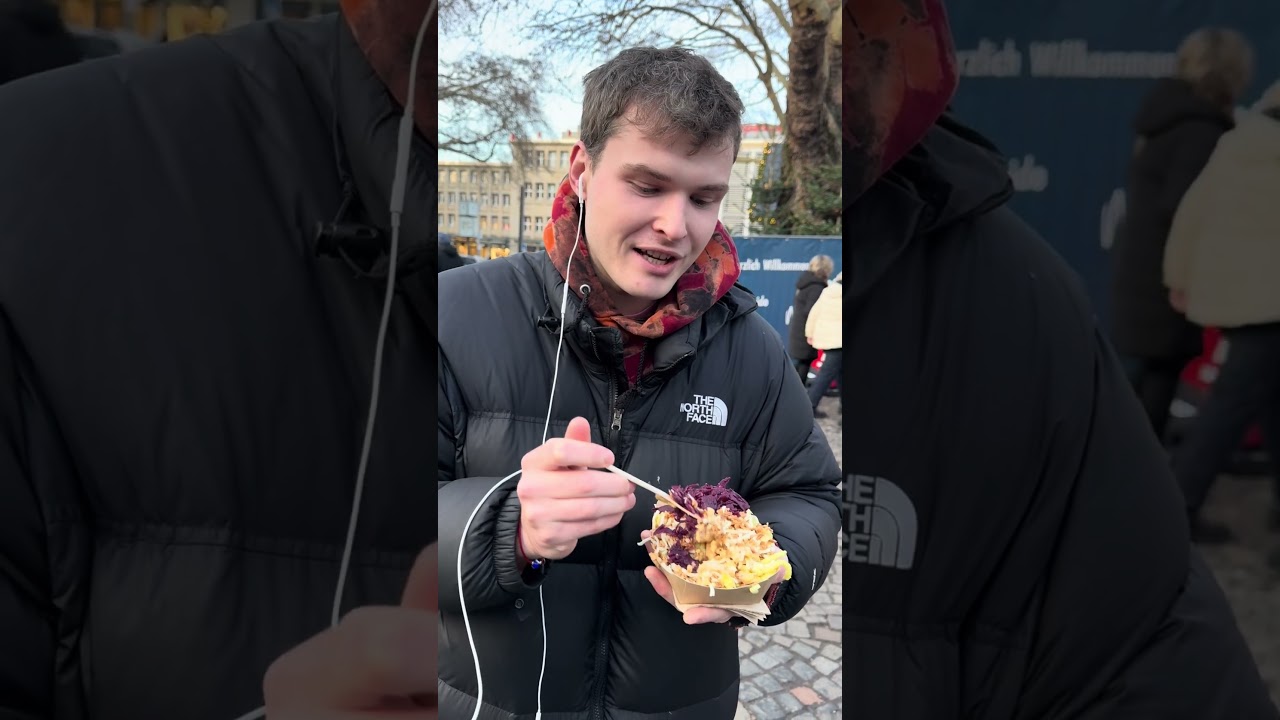 Обзор еды на немецком рождественском рынке