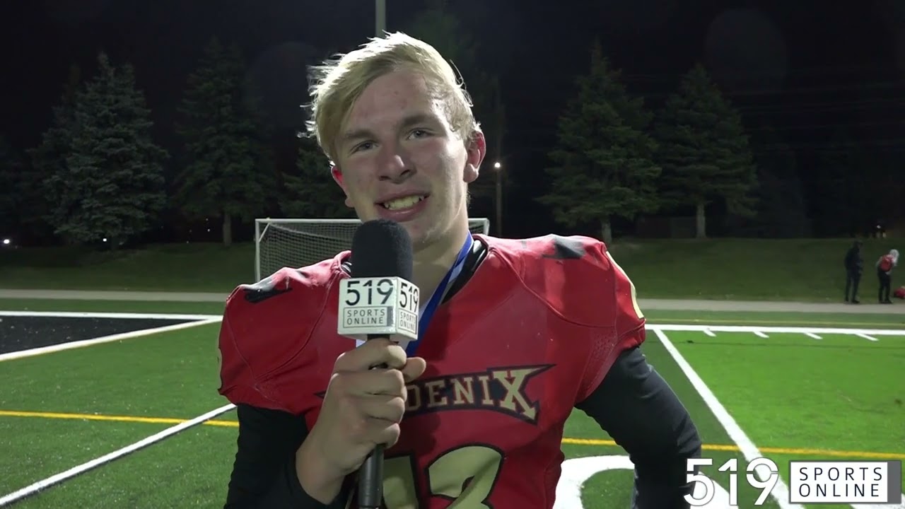 Drew Targosz scores the only touchdown sending Resurrection to the D8 senior title