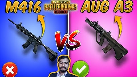 M416 vs AUG A3 Ultimate Weapon Comparison (PUBG MOBILE)|Ali Asghar 143