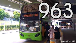 [SMRT] SG5705E on Service 963 - Alexander Dennis Enviro 500 MMC