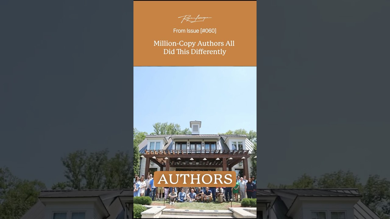 Million Copy Authors All Did This Differently