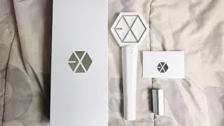 [UNBOXING] EXO lightstick VER 2.0 (white)